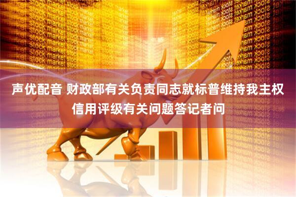 声优配音 财政部有关负责同志就标普维持我主权信用评级有关问题答记者问