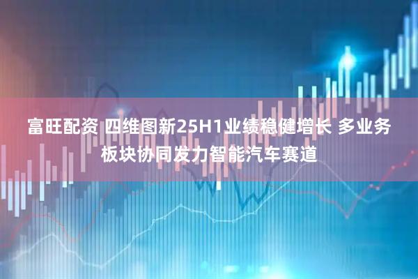 富旺配资 四维图新25H1业绩稳健增长 多业务板块协同发力智能汽车赛道